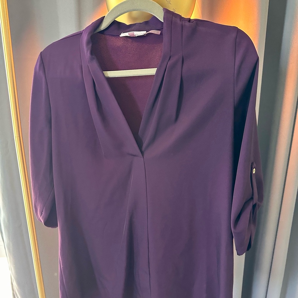 Calvin Klein Deep Purple Women's Blouse
